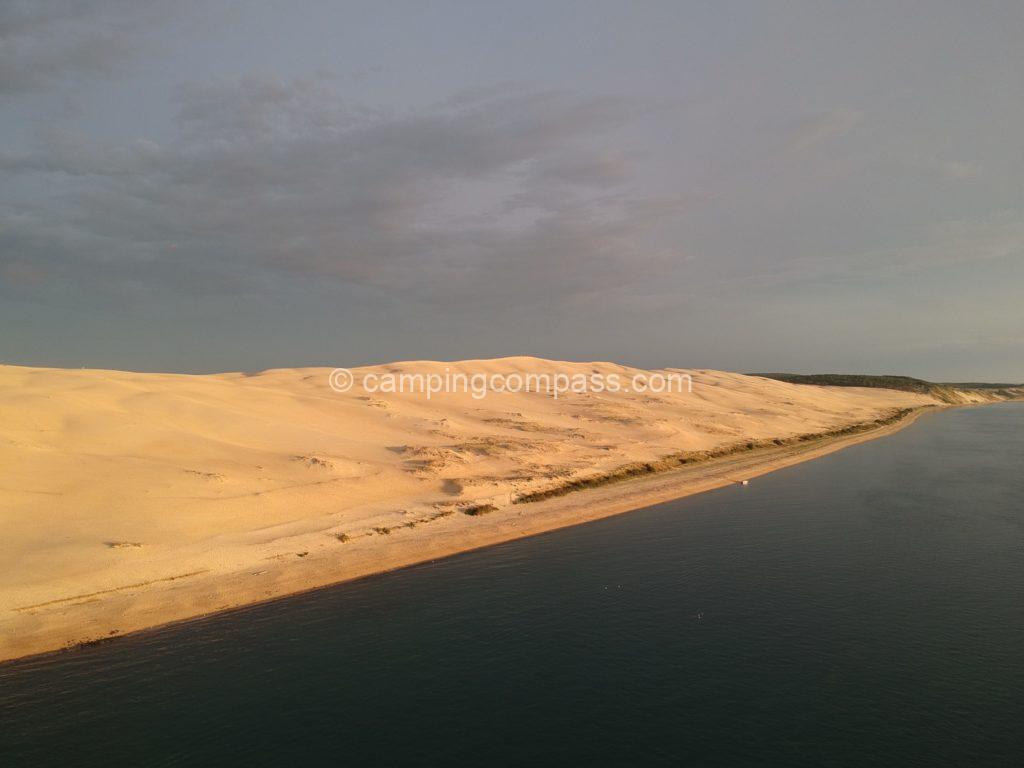 Dune du Pilat by motorhome - photo taken by drone