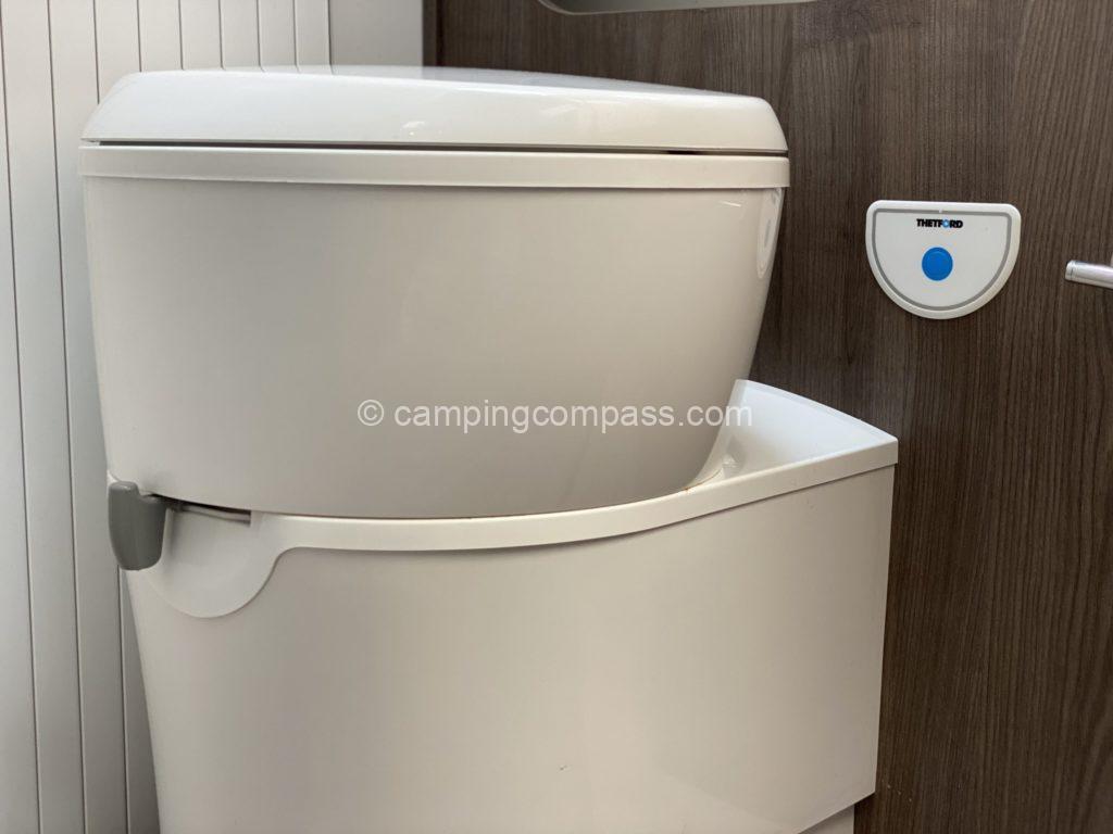 Instructions for chemical toilet in the caravan