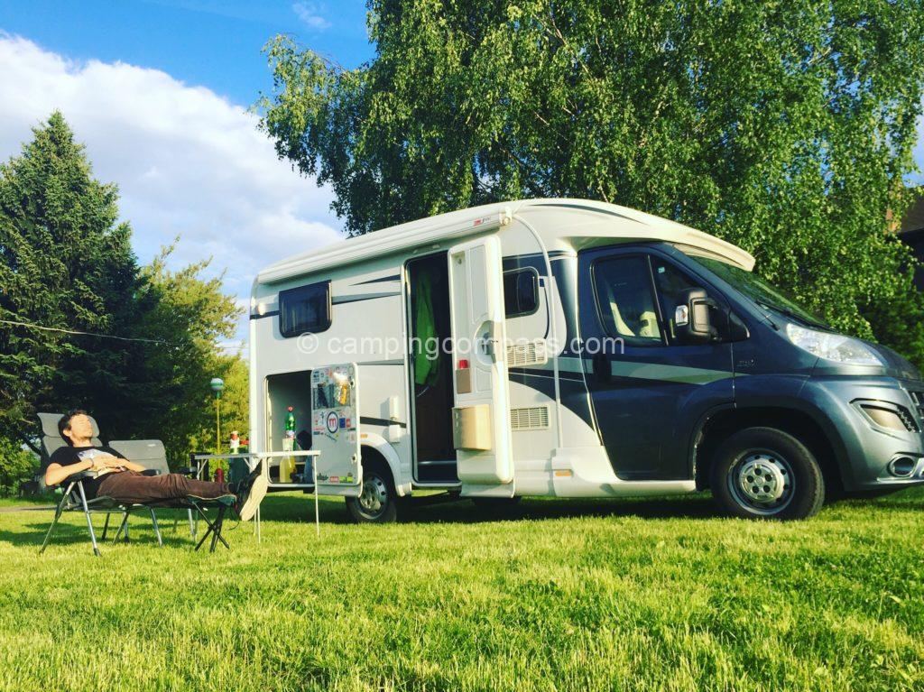 Travelling by motorhome - life in the campsite