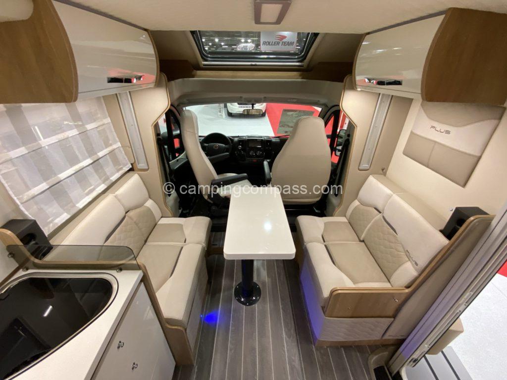 The most common motorhome interior layouts